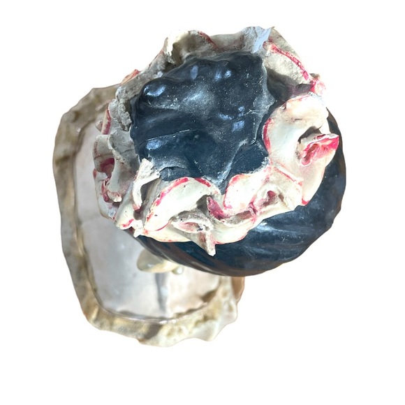 ANTIQUE ASIAN CHALKWARE➕Lady Bust - Picture 6 of 6